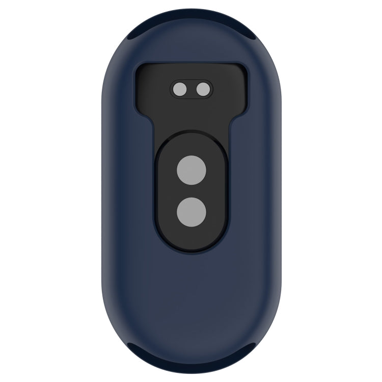 For Xiaomi Mi Band 8 Pure Color Silicone Watch Protective Case(Midnight Blue) - Watch Cases by buy2fix | Online Shopping UK | buy2fix