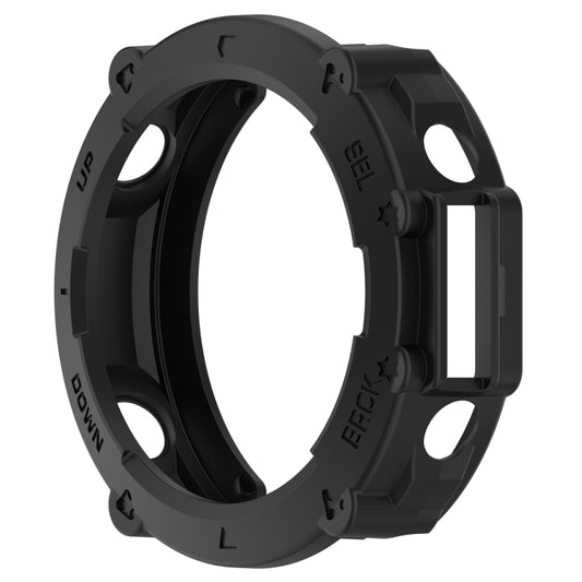 For Amazfit T-Rex Ultra Armor Hollow Watch Protective Case(Black) by buy2fix