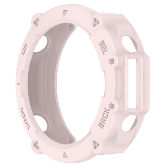 For Amazfit T-Rex Ultra Armor Hollow Watch Protective Case(Light Pink) by buy2fix