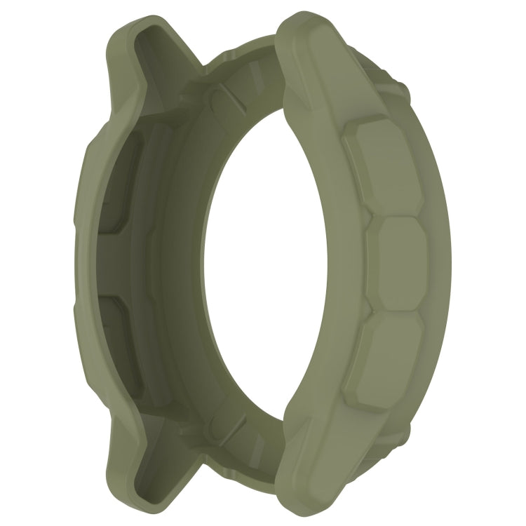 For Garmin Instinct 2X Armor Hollow Watch Protective Case(Green) - Watch Cases by buy2fix | Online Shopping UK | buy2fix
