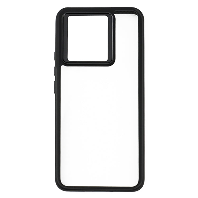 For Xiaomi Redmi K70 / K70S Frosted TPU + Transparent PC Phone Case(Black) - Xiaomi Cases by buy2fix | Online Shopping UK | buy2fix