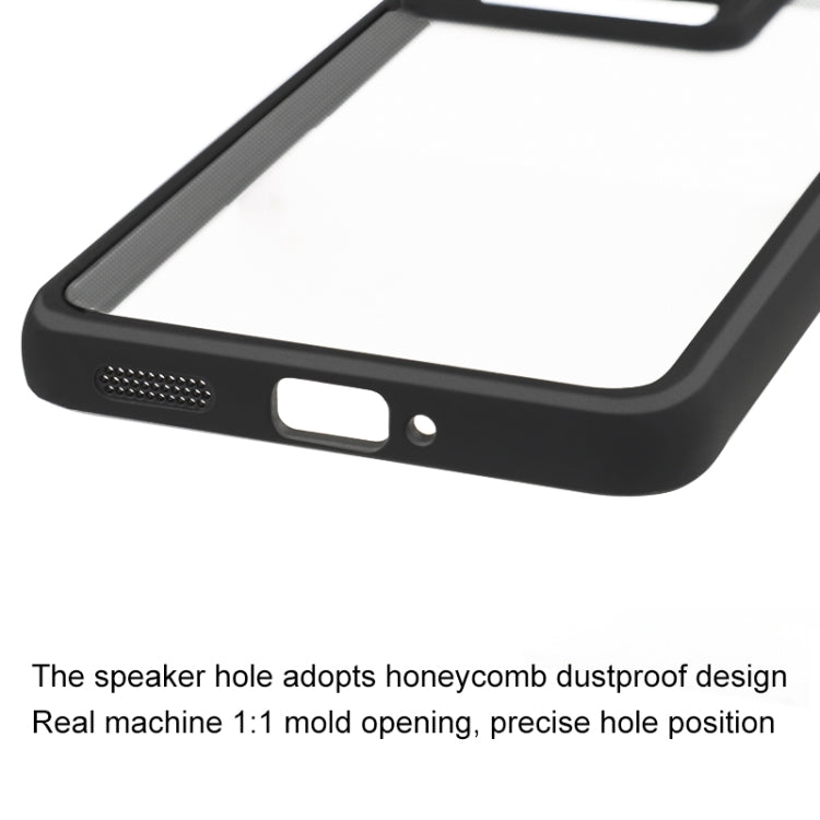 For Xiaomi Redmi K70 / K70S Frosted TPU + Transparent PC Phone Case(Black) - Xiaomi Cases by buy2fix | Online Shopping UK | buy2fix