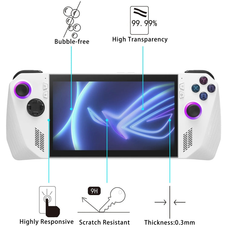 For ASUS ROG Ally 9H 0.3mm Explosion-proof Tempered Glass Film - Tempered Glass by buy2fix | Online Shopping UK | buy2fix