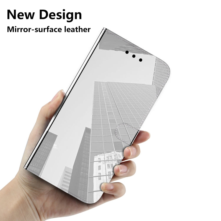 For Realme C53 / Narzo N53 Imitated Mirror Surface Leather Phone Case(Silver) by buy2fix