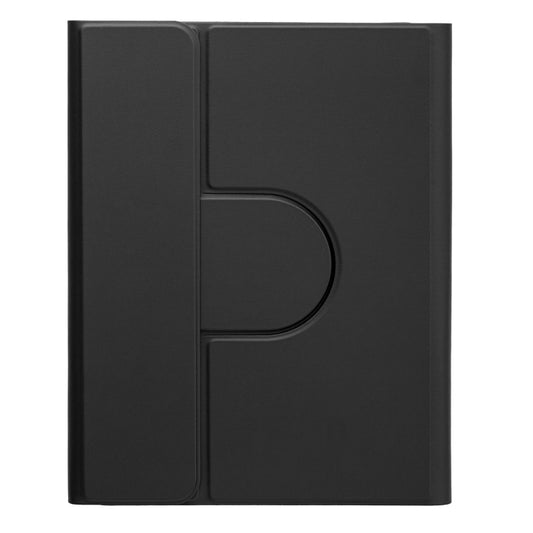 For iPad 10th Gen 10.9 2022 Square Button 360 Degree Rotatable Bluetooth Keyboard Leather Case(Black) by buy2fix