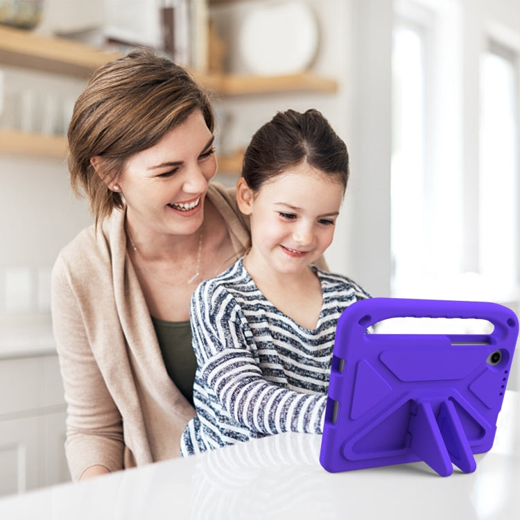 For Lenovo Tab M8 4th / 3th / 2th Gen Handle Portable EVA Shockproof Tablet Case(Purple) by buy2fix