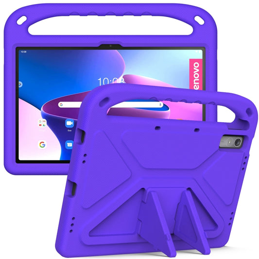 For Lenovo Pad Pro 2021 TB-J716F Handle Portable EVA Shockproof Tablet Case(Purple) by buy2fix
