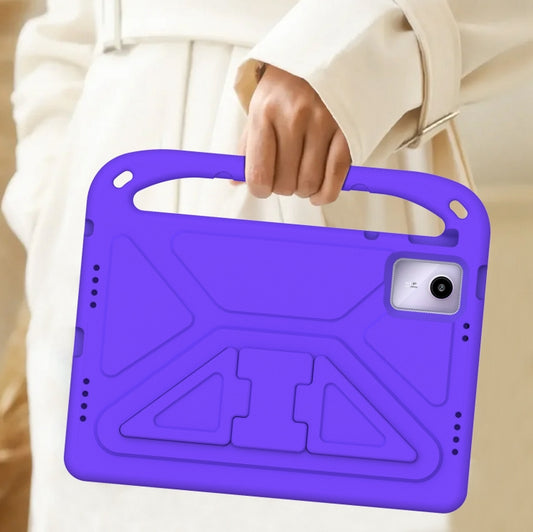 For Lenovo Tab M11/ Xiaoxin Pad 11 2024 Handle Portable EVA Shockproof Tablet Case(Purple) by buy2fix