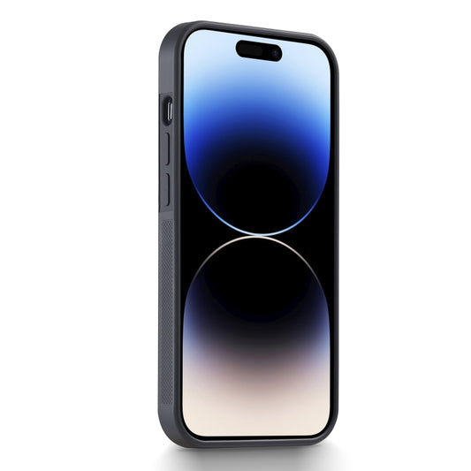 For iPhone 14 Pro LC.IMEEKE 3 in 1 Carbon Fiber Texture Shockproof Phone Case(Black) - iPhone 14 Pro Cases by LC.IMEEKE | Online Shopping UK | buy2fix