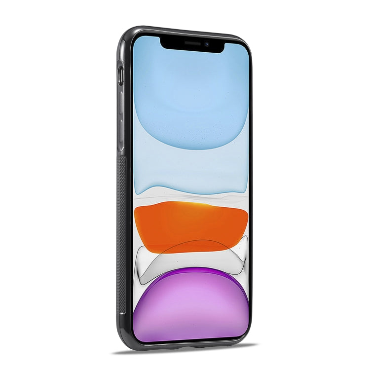 For iPhone 11 LC.IMEEKE 3 in 1 Carbon Fiber Texture Shockproof Phone Case(Black) - iPhone 11 Cases by LC.IMEEKE | Online Shopping UK | buy2fix