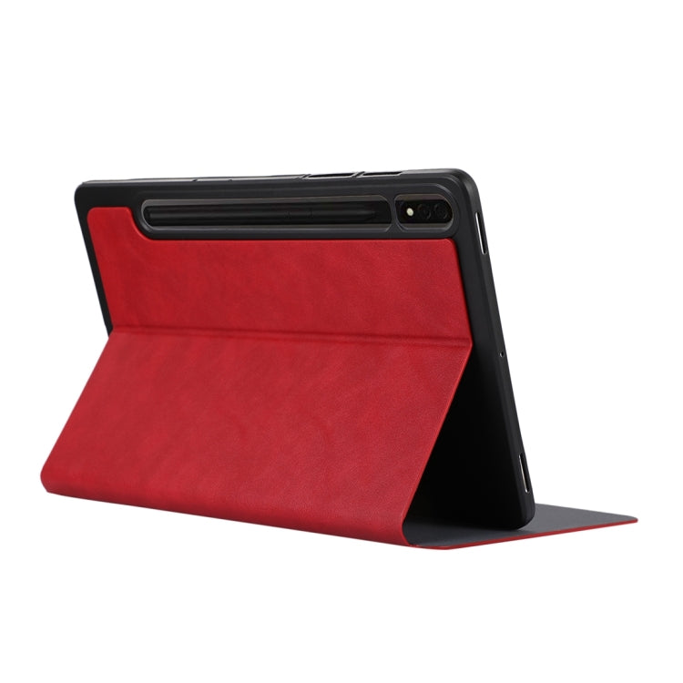 For Samsung Galaxy Tab S10 FE / S9 FE / S9 TPU Flip Tablet Protective Leather Case(Red) - Galaxy Tab S9 FE by buy2fix | Online Shopping UK | buy2fix