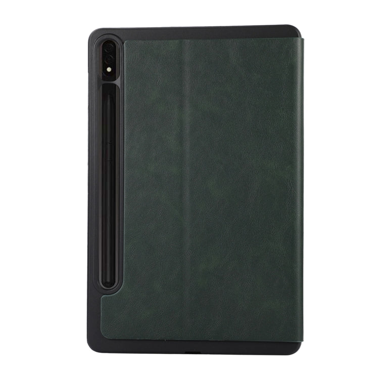 For Samsung Galaxy Tab S10 FE / S9 FE / S9 TPU Flip Tablet Protective Leather Case(Green) - Galaxy Tab S9 FE by buy2fix | Online Shopping UK | buy2fix