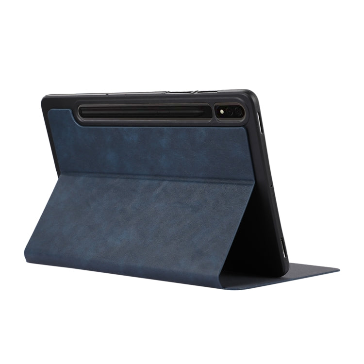 For Samsung Galaxy Tab S10 FE / S9 FE / S9 TPU Flip Tablet Protective Leather Case(Dark Blue) - Galaxy Tab S9 FE by buy2fix | Online Shopping UK | buy2fix
