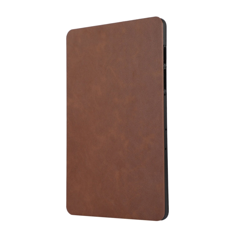 For Samsung Galaxy Tab S10 FE / S9 FE / S9 TPU Flip Tablet Protective Leather Case(Brown) - Galaxy Tab S9 FE by buy2fix | Online Shopping UK | buy2fix