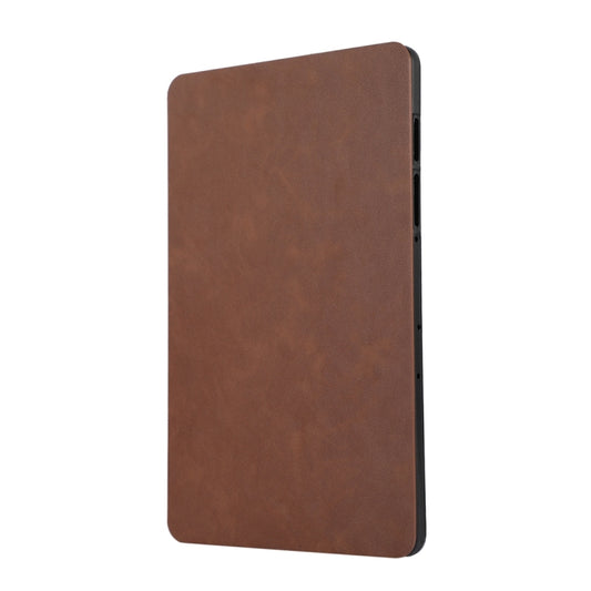 For Samsung Galaxy Tab S10 FE / S9 FE / S9 TPU Flip Tablet Protective Leather Case(Brown) by buy2fix