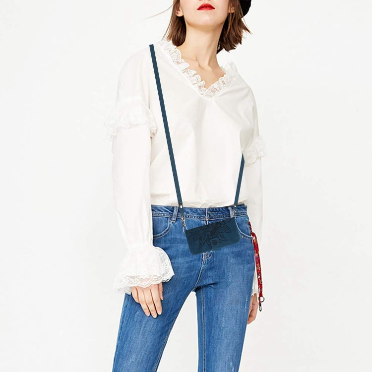 For Google Pixel 9 Skin Feel Sun Flower Embossed Flip Leather Phone Case with Lanyard(Inky Blue) by buy2fix