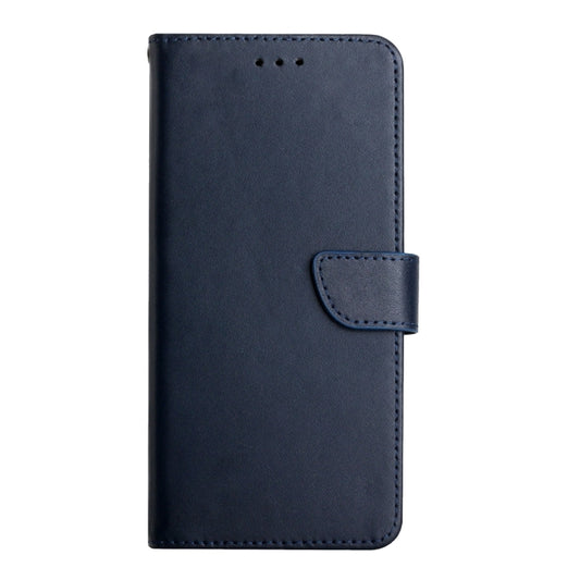For Samsung Galaxy S23 FE 5G HT02 Genuine Leather Fingerprint-proof Flip Phone Case(Blue) - Galaxy S23 FE 5G Cases by buy2fix | Online Shopping UK | buy2fix