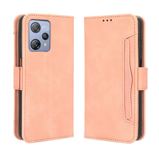 For Blackview A53 / A53 Pro Skin Feel Calf Texture Card Slots Leather Phone Case(Pink) by buy2fix