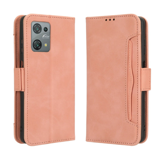 For Blackview Oscal C30 / C30 Pro Skin Feel Calf Texture Card Slots Leather Phone Case(Pink) by buy2fix