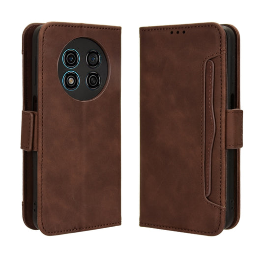 For Ulefone Note 15 Skin Feel Calf Texture Card Slots Leather Phone Case(Brown) by buy2fix