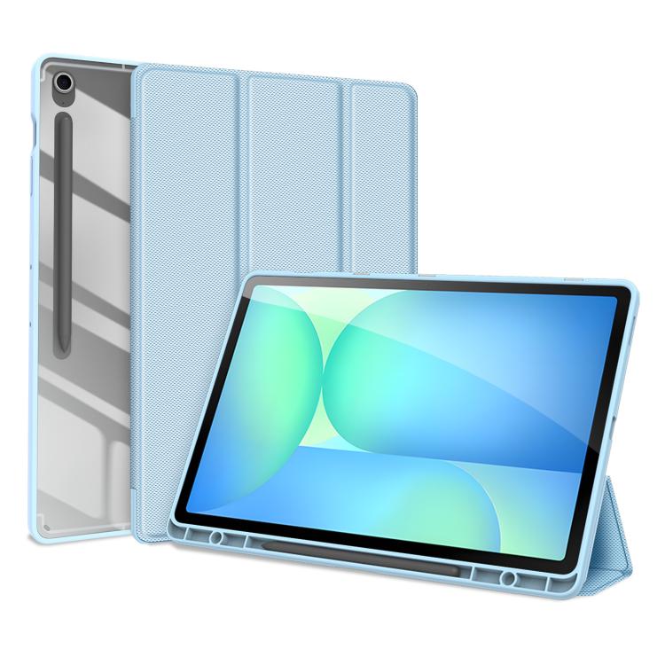 For Samsung Galaxy Tab S10 FE+ DUX DUCIS TOBY Series Antiskid Leather Tablet Case with Sleep / Wake-up Function(Blue) - Galaxy Tab S10 FE+ by DUX DUCIS | Online Shopping UK | buy2fix