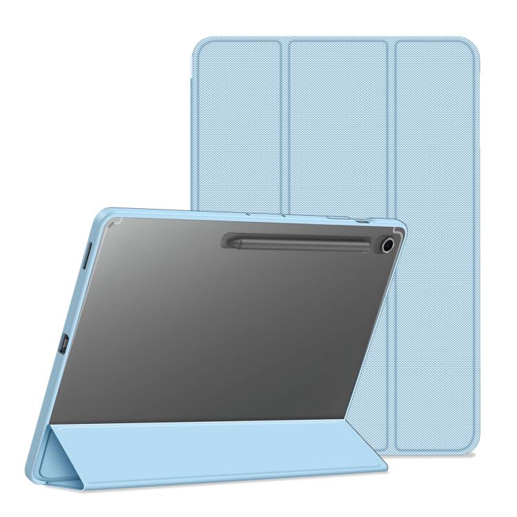 For Samsung Galaxy Tab S10 FE+ DUX DUCIS TOBY Series Antiskid Leather Tablet Case with Sleep / Wake-up Function(Blue) - Galaxy Tab S10 FE+ by DUX DUCIS | Online Shopping UK | buy2fix