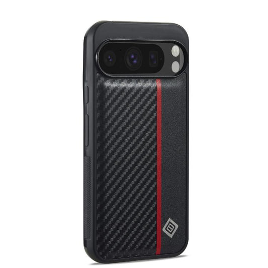 For Google Pixel 10 Pro XL LC.IMEEKE 3 in 1 Carbon Fiber Texture Shockproof Phone Case(Black) - Google Cases by LC.IMEEKE | Online Shopping UK | buy2fix