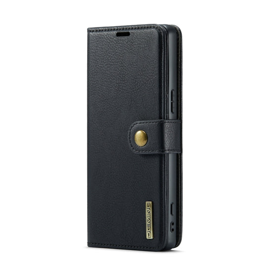 For Sony Xperia 1 V DG.MING Crazy Horse Texture Detachable Magnetic Leather Phone Case(Black) by DG.MING