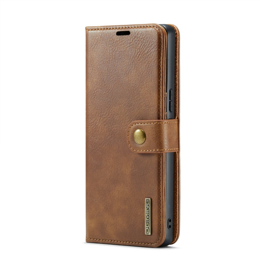 For Sony Xperia 10 V DG.MING Crazy Horse Texture Detachable Magnetic Leather Phone Case(Brown) by DG.MING