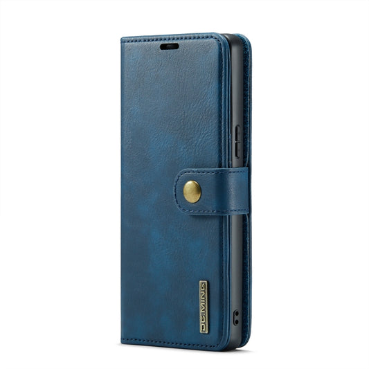 For Sony Xperia 10 V DG.MING Crazy Horse Texture Detachable Magnetic Leather Phone Case(Blue) by DG.MING