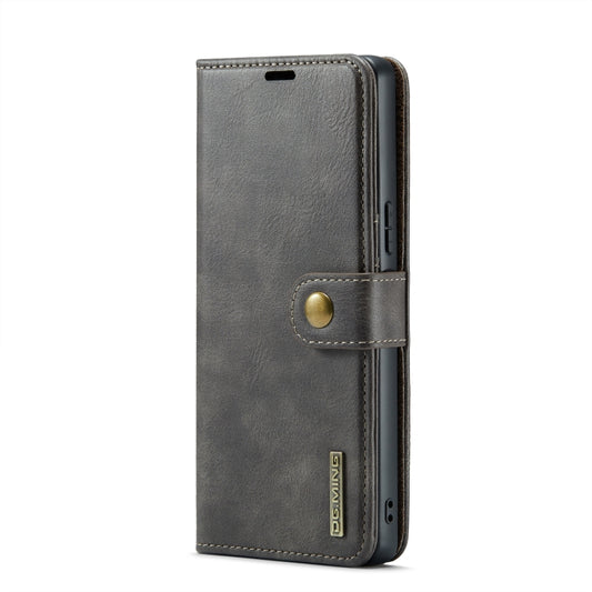 For Sony Xperia 10 VI DG.MING Crazy Horse Texture Detachable Magnetic Leather Phone Case(Grey) by DG.MING