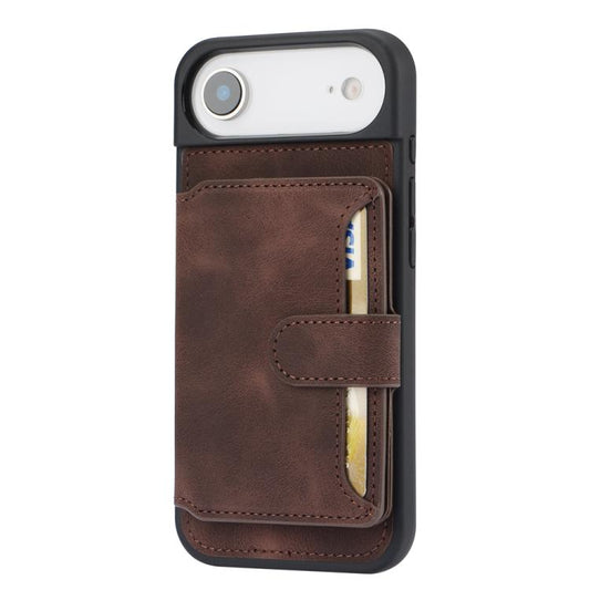 For iPhone Air Skin Feel Dream RFID Anti-theft PU Card Bag Phone Case(Coffee) - iPhone Air Cases by buy2fix | Online Shopping UK | buy2fix