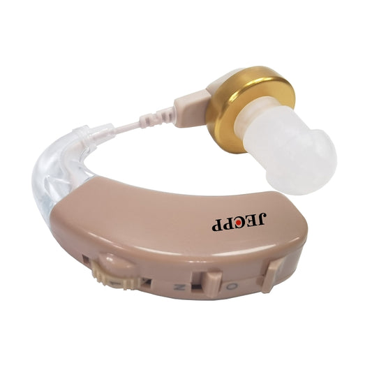 KAIXINWEI F-136 DC1.5V Earhook Hearing Aid Sound Amplifier(Khaki) by buy2fix