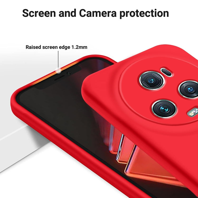 For Honor Magic5 Pro Solid Color Liquid Silicone Dropproof Full Coverage Phone Case(Red) - Honor Cases by buy2fix | Online Shopping UK | buy2fix
