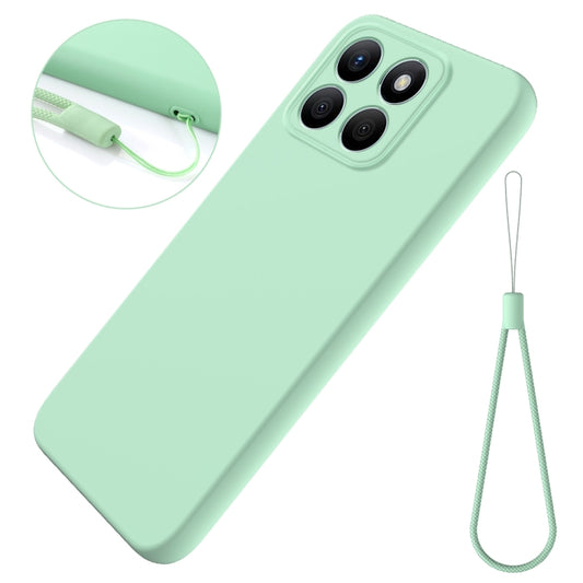 For Honor X8b Solid Color Liquid Silicone Dropproof Full Coverage Phone Case(Green) - Honor Cases by buy2fix | Online Shopping UK | buy2fix
