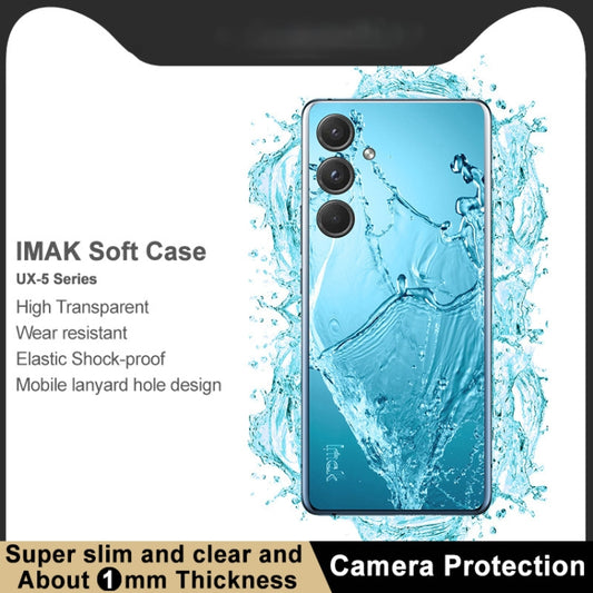 For Samsung Galaxy A55 5G imak UX-5 Series Transparent Shockproof TPU Protective Case(Transparent) by imak