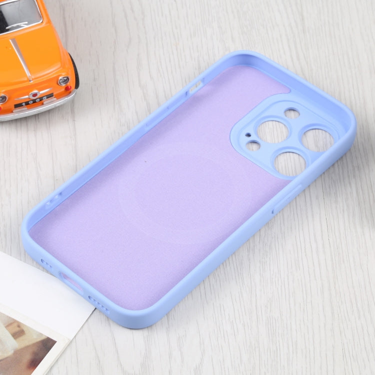 For iPhone 16 Pro Liquid Silicone Magsafe Phone Case(Light Purple) by buy2fix