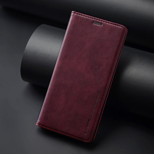 For Samsung Galaxy S24 LC.IMEEKE RFID Anti-theft Leather Phone Case(Red) - Galaxy S24 5G Cases by LC.IMEEKE | Online Shopping UK | buy2fix