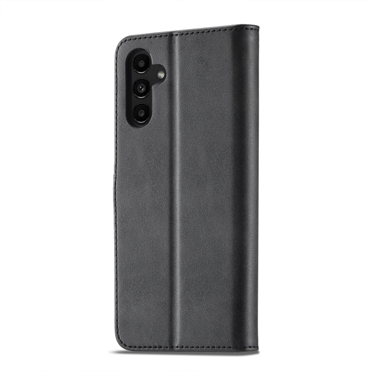 For Samsung Galaxy S23 FE 5G LC.IMEEKE Calf Texture Leather Phone Case(Black) - Galaxy S23 FE 5G Cases by LC.IMEEKE | Online Shopping UK | buy2fix