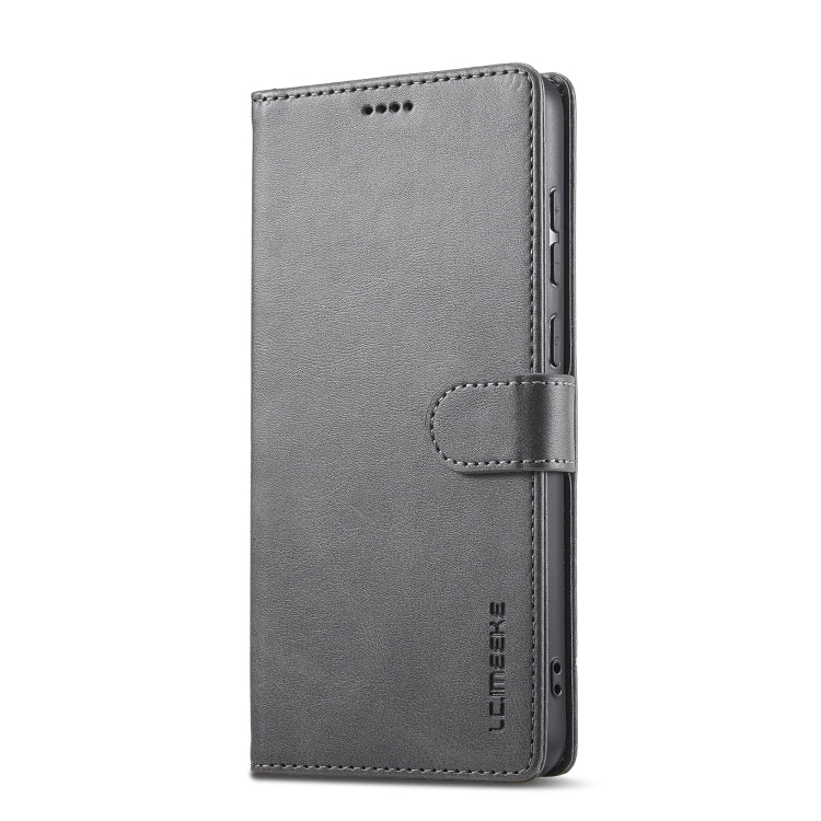 For Samsung Galaxy A05 LC.IMEEKE Calf Texture Leather Phone Case(Grey) - Galaxy S23 FE 5G Cases by LC.IMEEKE | Online Shopping UK | buy2fix