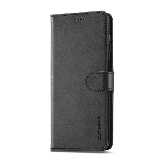For Samsung Galaxy A35 5G LC.IMEEKE Calf Texture Leather Phone Case(Black) by LC.IMEEKE