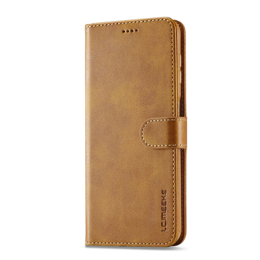 For Samsung Galaxy A35 5G LC.IMEEKE Calf Texture Leather Phone Case(Brown) by LC.IMEEKE