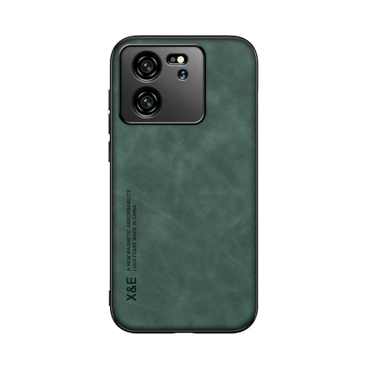 For Xiaomi Redmi K60 Ultra Skin Feel Magnetic Leather Back Phone Case(Green) by buy2fix