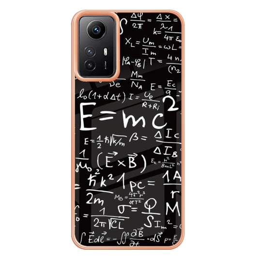 Xiaomi Redmi Note 12S 4G Electroplating Marble Dual-side IMD Phone Case(Equation) by buy2fix