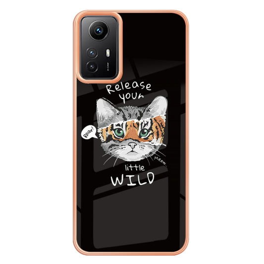 Xiaomi Redmi Note 12S 4G Electroplating Marble Dual-side IMD Phone Case(Natural Growth) by buy2fix