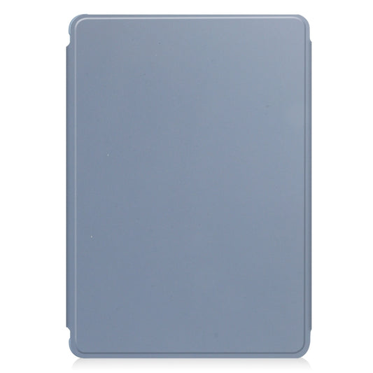 For Samsung Galaxy Tab A9+ 360 Rotation Transparent Smart Leather Case with Keyboard(Lavender) by buy2fix