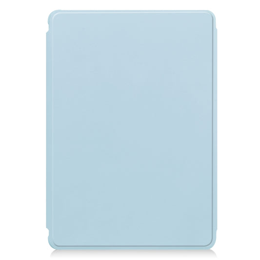 For Samsung Galaxy Tab S9 360 Rotation Transparent Smart Leather Case(Sky Blue) by buy2fix