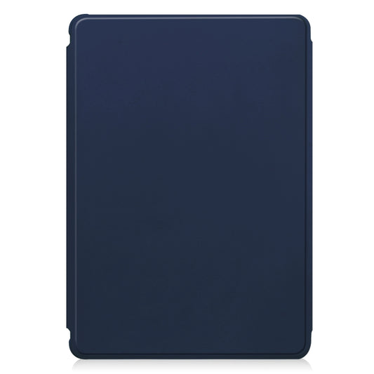 For Samsung Galaxy Tab S9+ 360 Rotation Transparent Smart Leather Case(Dark Blue) by buy2fix