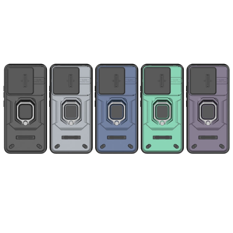 For Xiaomi 14 Pro 5G Sliding Camshield TPU + PC Shockproof Phone Case with Holder(Black) by buy2fix