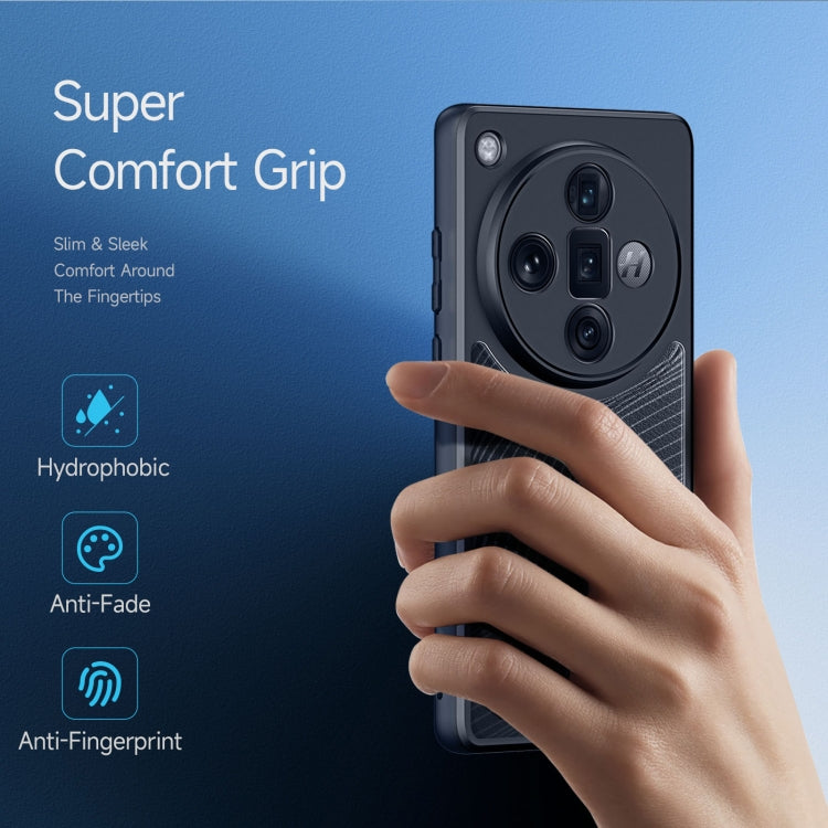 For OPPO Find X7 Ultra DUX DUCIS Aimo Series Frosted Feel Phone Case(Black) - OPPO Cases by DUX DUCIS | Online Shopping UK | buy2fix
